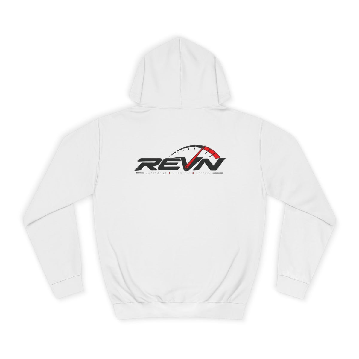 REVN Hoodie - Racing-Inspired Pullover with Speed Gauge Logo