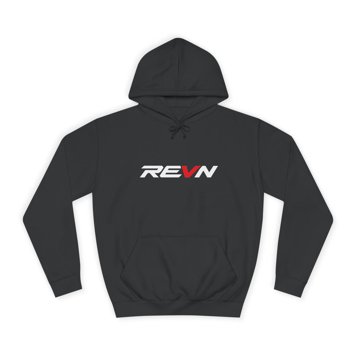 REVN Logo Hoodie — Minimal Athletic Pullover