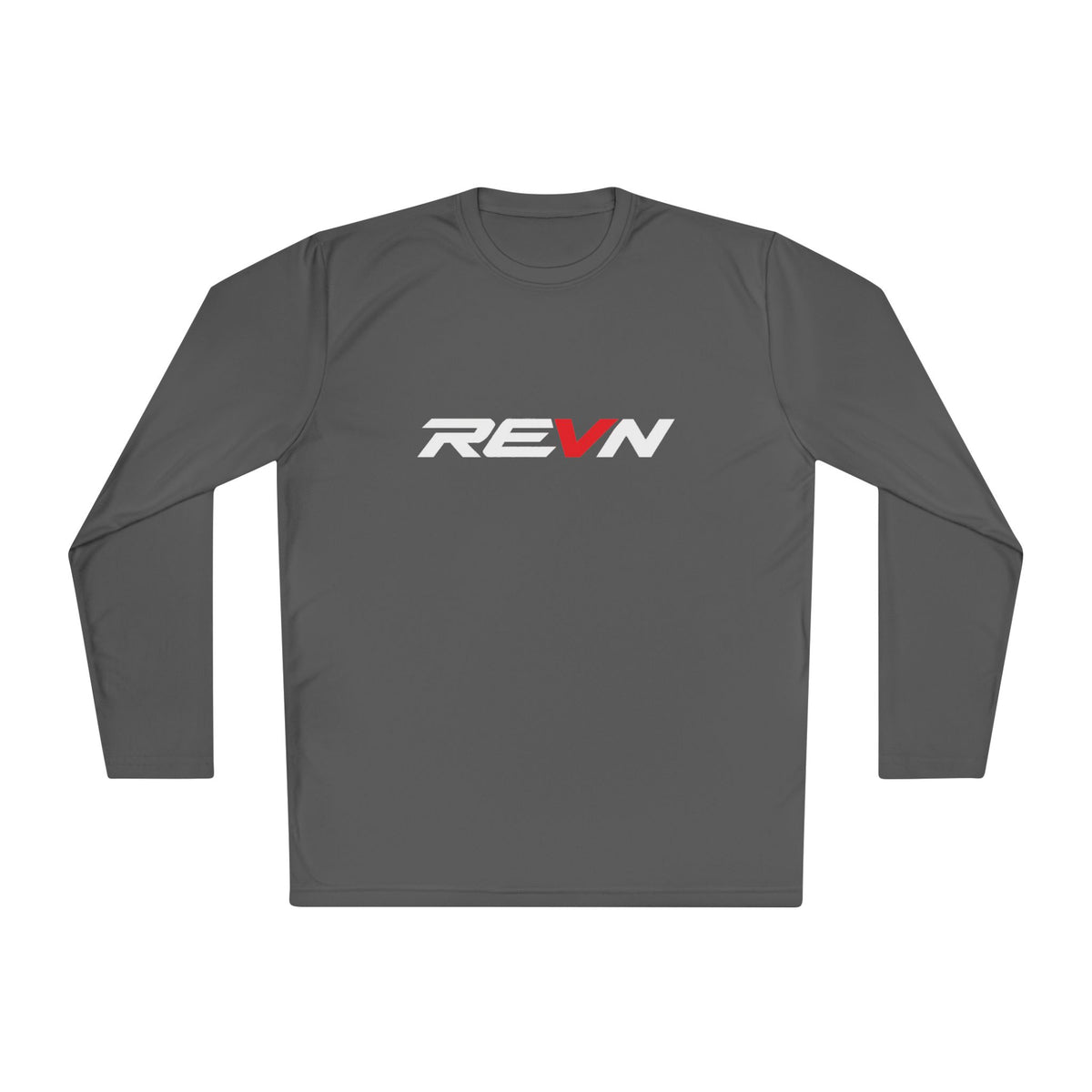REVN Logo Long Sleeve Tee — Lightweight Racing-Inspired Shirt