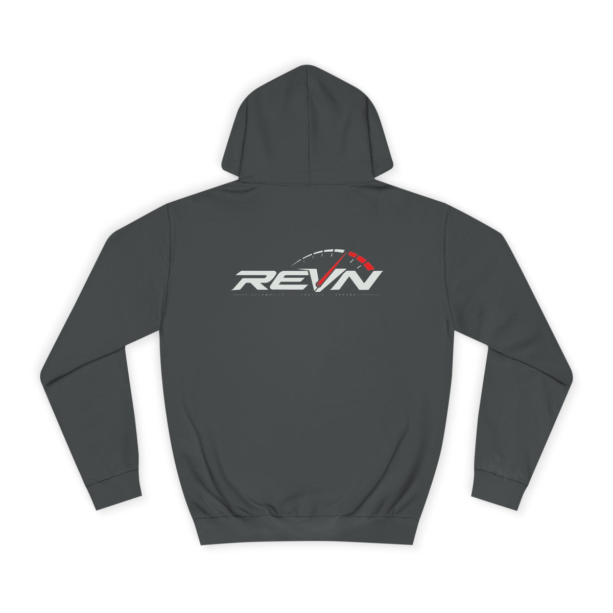 REVN Hoodie - Racing-Inspired Pullover with Speed Gauge Logo