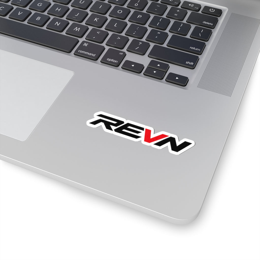 REVN Racing Logo Kiss-Cut Sticker — Motorsport Laptop & Car Decal