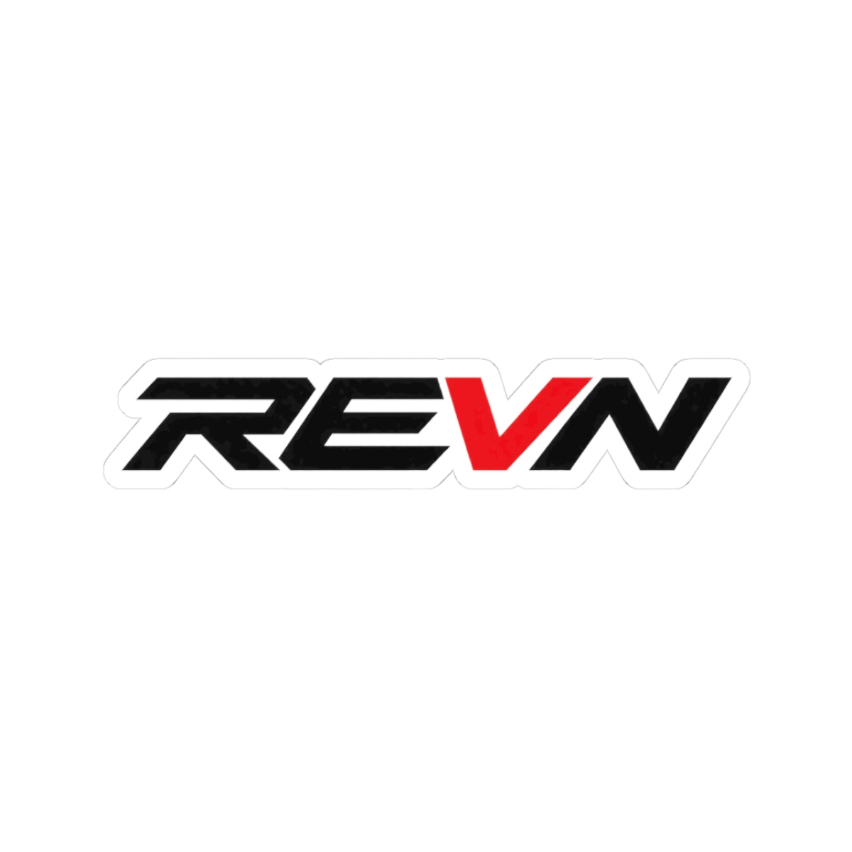 REVN Racing Logo Kiss-Cut Sticker — Motorsport Laptop & Car Decal