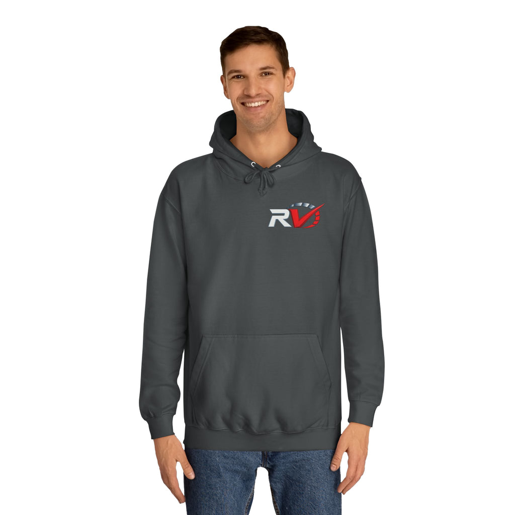 REVN Hoodie - Racing-Inspired Pullover with Speed Gauge Logo