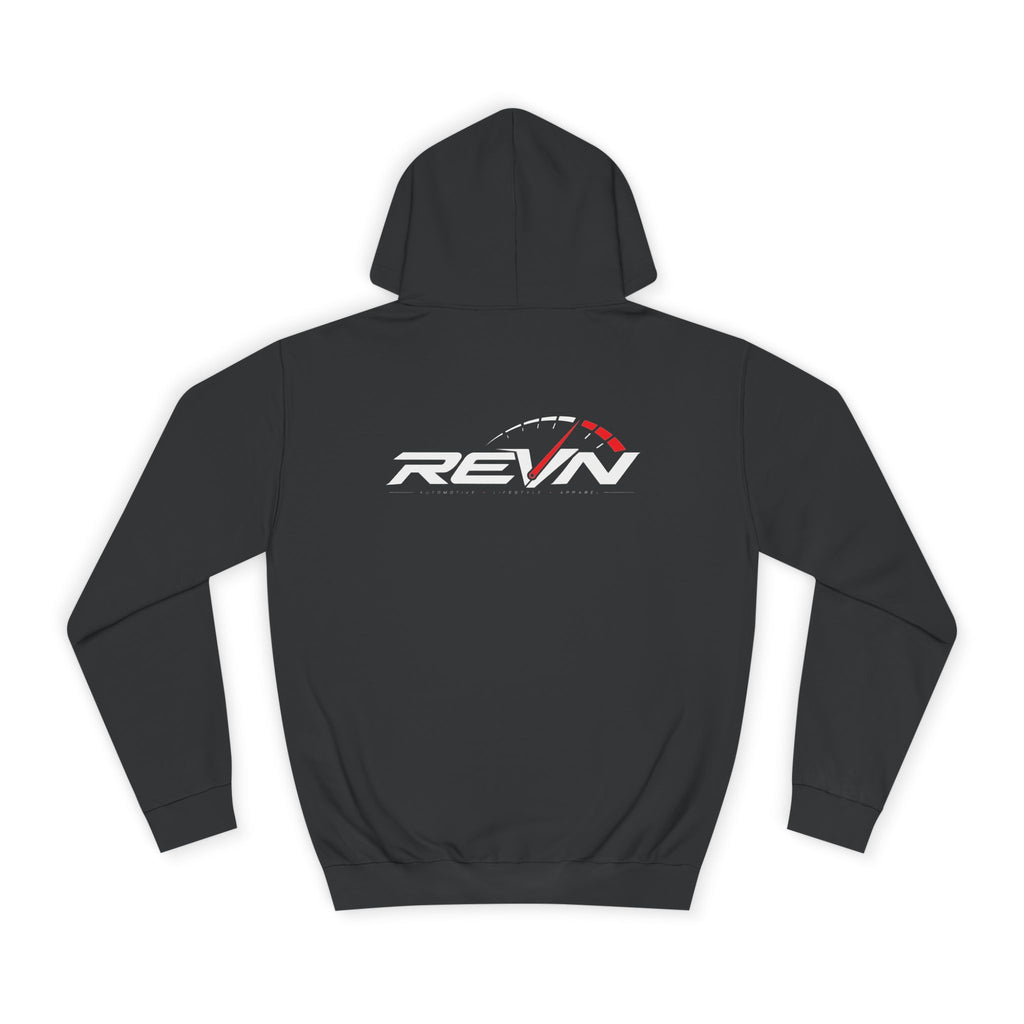 REVN Hoodie - Racing-Inspired Pullover with Speed Gauge Logo