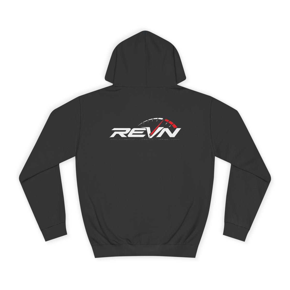 REVN Hoodie - Racing-Inspired Pullover with Speed Gauge Logo