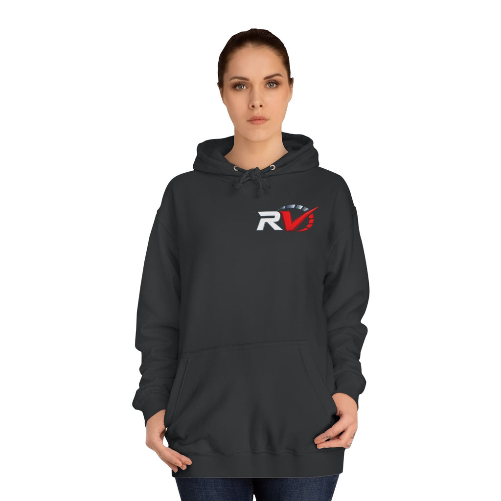 REVN Hoodie - Racing-Inspired Pullover with Speed Gauge Logo